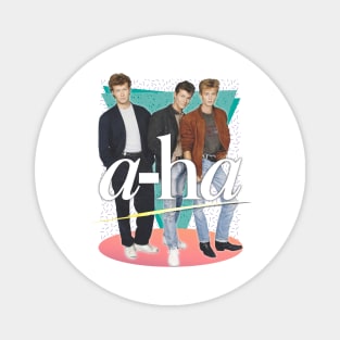 Vintage Style 80s A-Ha Design Magnet